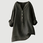 Carmen™ | Camisa de lino fresca con botones