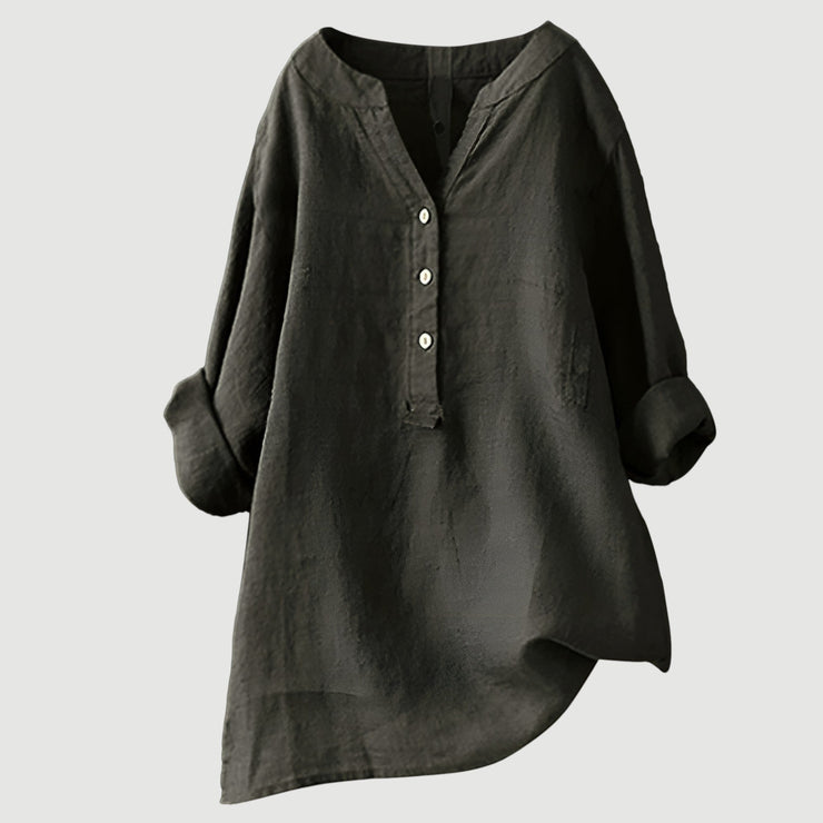 Carmen™ | Camisa de lino fresca con botones