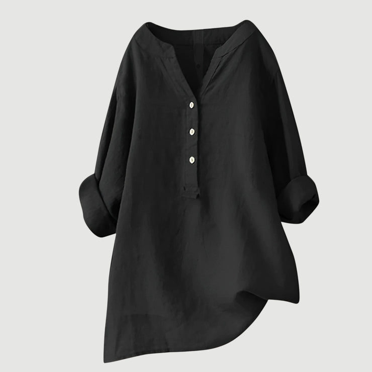 Carmen™ | Camisa de lino fresca con botones