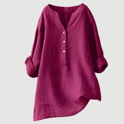 Carmen™ | Camisa de lino fresca con botones