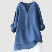 Carmen™ | Camisa de lino fresca con botones