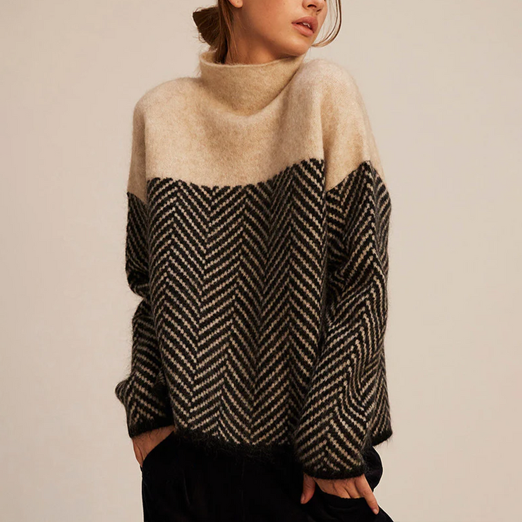 Beatriz™ | Suéter de Cuello Alto