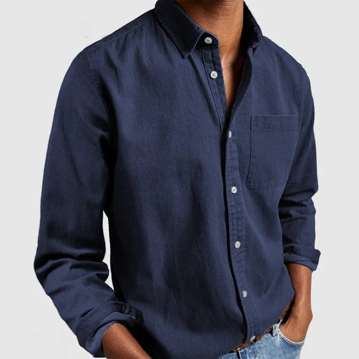 Jonas™ | Langærmet Skjorte i Trendy Stil