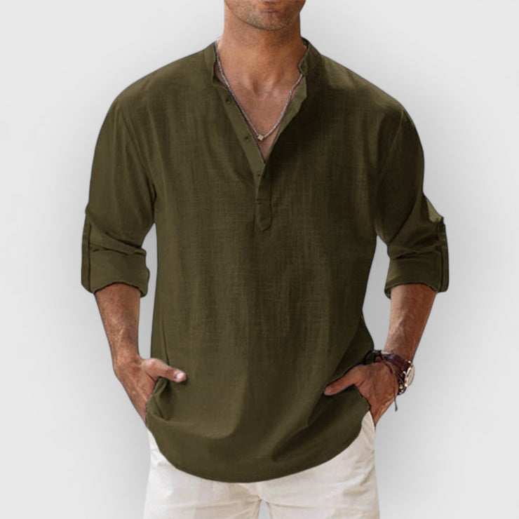 Emilio™ | Camisa de Lino Transpirable