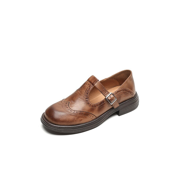 Elena™ | Merceditas elegantes de cuero