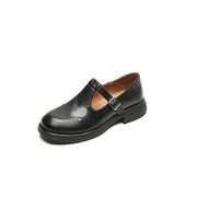 Elena™ | Merceditas elegantes de cuero
