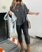 Jordana™ | Camiseta Oversize con Tachuelas
