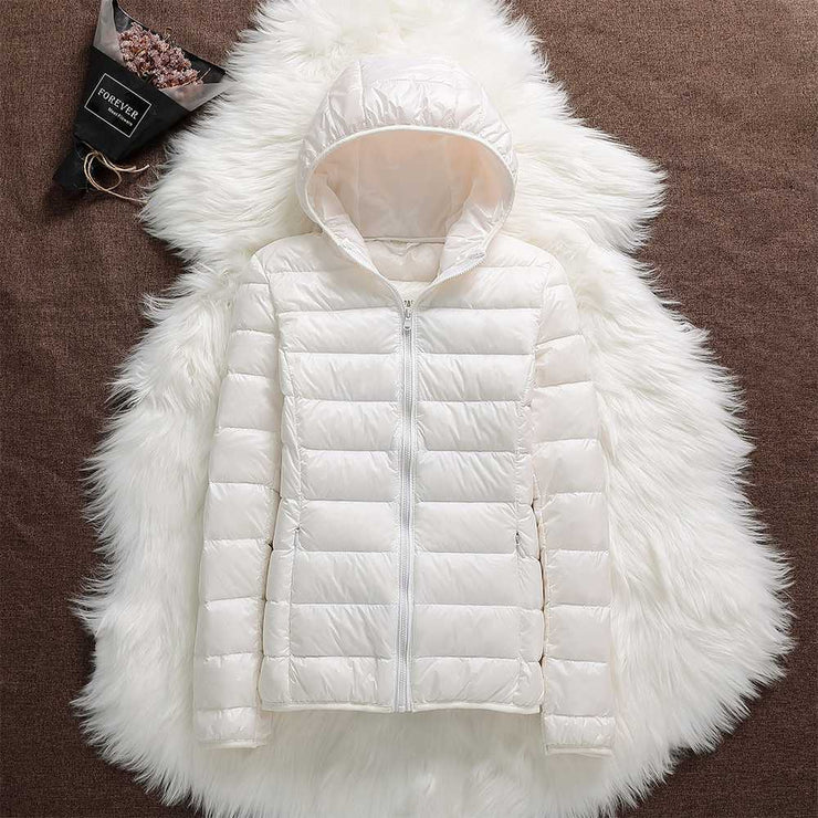 Nord | Chaqueta Impermeable con Relleno de Plumón Blanco