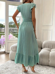Selena™ | Vestido Chic con Volantes