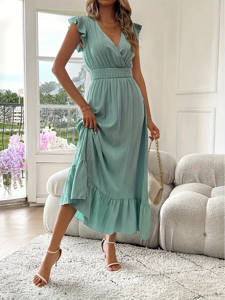 Selena™ | Vestido Chic con Volantes