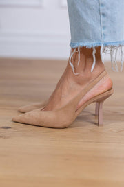 Alma | Zapatos slingback nude elegantes
