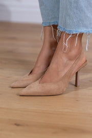 Alma | Zapatos slingback nude elegantes