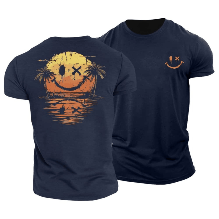 Luca™ | Camiseta de Verano Smiley con Estilo Playero