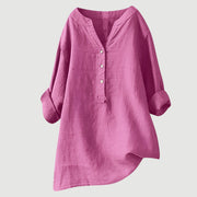 Carmen™ | Camisa de lino fresca con botones